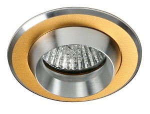 SA-02 SNG/AL MR16 SAT ZŁOTO OPR.STROPOWA STAŁA ALUMINIUM