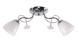 ARIAM LAMPA SUFITOWA 2X40W E27 BIAŁY