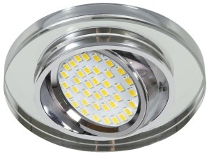 SSU-15 CH/WH MR16 CHROM oczko sufitowe  lampa sufitowa   OKRĄGŁA   SZKŁO BEZBARWNE