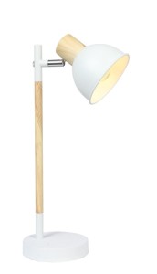 BONDO LAMPA GABINETOWA 1X40W E14 BIAŁO DREWNIANY
