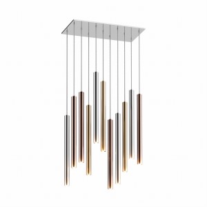 P0461-11A-B5SC LOYA LAMPA WISZĄCA CHROME+GOLD+COPPER