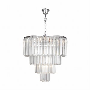 17106/4+1-CHR AMEDEO LAMPA WISZĄCA CHROM/CHROME
