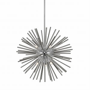 P0491-09F-F4AN URCHIN LAMPA WISZĄCA CHROME
