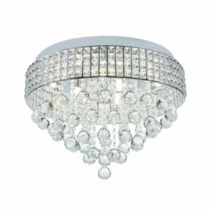 19027-M CAPRI LAMPA SUFITOWA CHROME