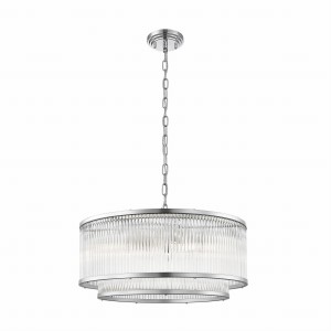 P0528-06H-F4AC SERGIO LAMPA WISZĄCA CHROME
