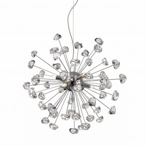 P0539-06A-F4AC STAR LAMPA WISZĄCA CHROME
