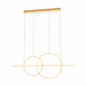 MD7358-2A-3GT CHOLET LAMPA WISZĄCA ZŁOTA/GOLD