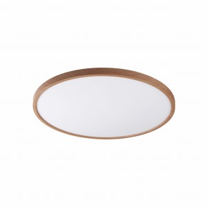 CAMI plafon LED 45W CCT fi 50cm imitacja drewna