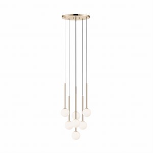 P0574-07F-F7AA ARCTURUS LAMPA WISZĄCA ZŁOTA/GOLD