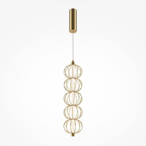 Golden Cage MOD216PL-L10G3K lampa wisząca złota LED 17W