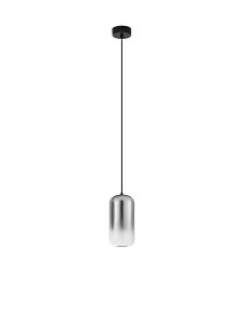 ANUCO LE44611 Lampa wisząca LED Walcowy klosz Metalowo-szklana konstrukcja Elegancki design