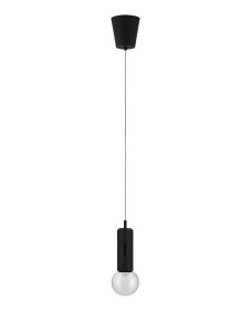 BARBARA LE44549 Lampa wisząca LED minimalistyczna czarna z regulacją wysokości i dotykowym sterowaniem
