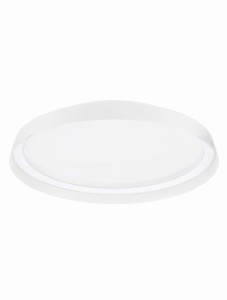 BATALLAS LE44789 Okrągła lampa sufitowa LED o minimalistycznym designie biała ściemnialna