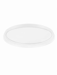 BATALLAS LE44790 Okrągła lampa sufitowa LED o minimalistycznym designie biała ściemnialna