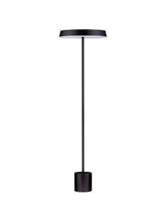 CORUNA LE44431 Lampa podłogowa Czarna Elegancka Lampa o Okrągłym Kloszu