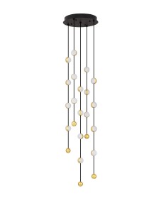 CUTERVO LE44601 Lampa wisząca LED Elegancka lampa o kaskadowym kształcie z kulami