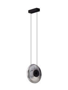 HUACARAJE LE44827 Lampa wisząca LED z owalnym kloszem Ściemnialna elegancka lampa