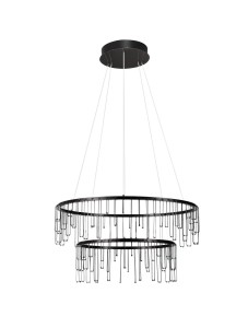 HUARAZ LE44444 Lampa wisząca LED podwójny pierścień nowoczesny design