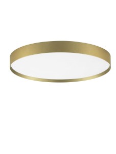 HURTADO LE44881 Okrągła lampa sufitowa LED o złotym wykończeniu  z szerokim kloszem
