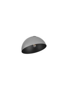IRONCOLLO LE44904 Nowoczesna lampa sufitowa półokrągły klosz metalowa konstrukcja