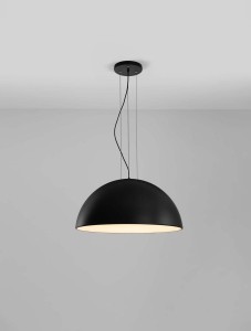 JULIACA LE44857 Nowoczesna lampa wisząca o półkolistym kloszu