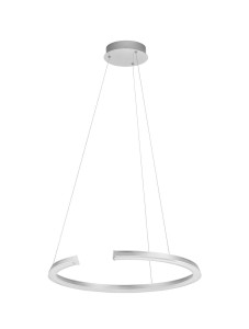 ORINOCO LE44530 Lampa wisząca LED o okrągłym kształcie Srebrna lampa o nowoczesnym designie