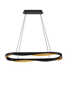 PATAPO LE44461 Lampa wisząca LED o falistym kształcie  zintegrowane źródło światła elegancka oprawa