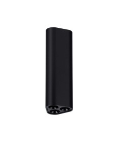 TACHIRA LE44910 Lampa sufitowa LED prostokątna czarna minimalistyczna