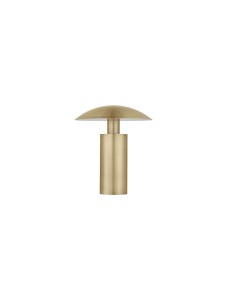 TEJERIAS LE44960 Lampa stołowa złota o cylindrycznym kształcie i szerokim kloszu  zintegrowane LED