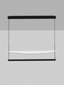 TIRAQUE LE44631 Lampa wisząca LED o minimalistycznym designie z prostym białym dyfuzorem
