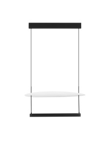 TIRAQUE LE44633 Lampa wisząca LED o owalnym kloszu i prostym designie z regulacją intensywności światła