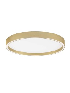 TOCACHE LE44875 Okrągła lampa sufitowa LED o złotym wykończeniu z możliwością ściemniania