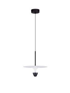 UCURENA LE44640 Lampa wisząca LED o talerzowym kloszu aluminiowa