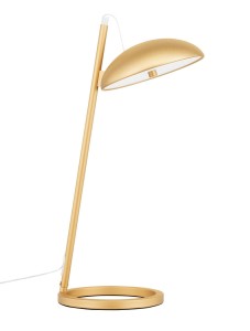 VIBORAL LE44525 Lampa stołowa złota z kloszem w kształcie półkuli Regulacja natężenia światła