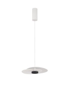 YACUIBA LE44646 Lampa wisząca LED o nowoczesnym kształcie talerzy Elegancka lampa aluminiowa z regulacją jasności