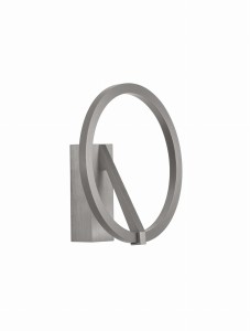 ZUDANEZ LE44768 Nowoczesna lampa ścienna z aluminiowym pierścieniem
