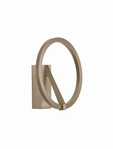 ZUDANEZ LE44771 Nowoczesna lampa ścienna o okrągłym kształcie złota lampa aluminiowa zintegrowanym LED 10W