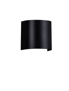 CULPINA LE73803 Kinkiet zewnętrzny Elegancka oprawa o zaokrąglonym kształcie Czarny akryl