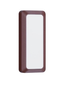 PASCO LE73776 Kinkiet zewnętrzny prostokątny brązowy o klasycznym designie