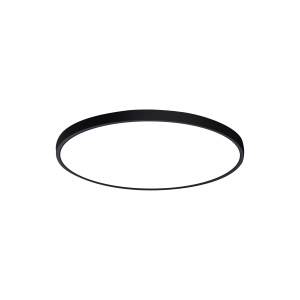 Alata PLF-72836-300R-24W-BL plafon płaski czarny fi 30cm LED 24W CCT