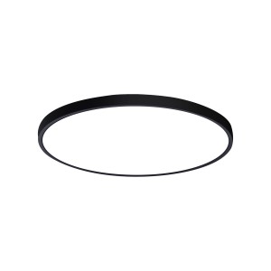 Alata PLF-72836-400R-32W-BL plafon płaski czarny fi 40cm LED 32W CCT