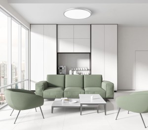 Alata PLF-72836-480R-36W-WH plafon płaski biały fi 48cm LED 36W CCT