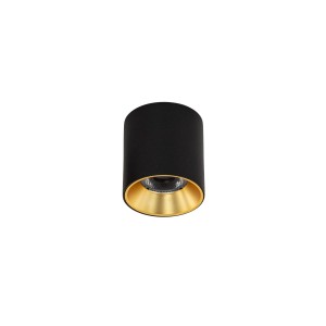 Altisma CLN-6677-75-BL-GD-3K tuba sufitowa czarno-złota LED 10W 3000K