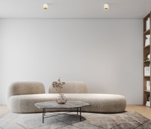 Altisma CLN-6677-95-WH-GD-3K tuba sufitowa biało-złota LED 15W 3000K