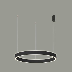 BRASCO Up Down lampa wisząca czarna LED 80W 3000K / 4000K ściemnialna światło góra dół PND-56215D-080RPP-BK-3KS4K-TRDIMM