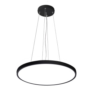 CALVI PND-35263-400R-32W-BL lampa wisząca czarna fi 40cm LED 32W CCT
