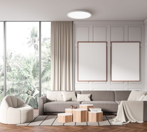 Corte PLF-63452-400R-36W-WH plafon biały z podświetleniem sufitu  LED 36W CCT