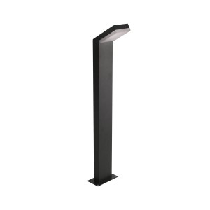 Mira OFL-7014-3K nowoczesny słupek ogrodowy czarny IP54 LED 12W 3000K
