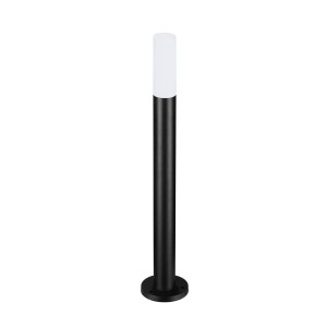 Muggia OFL-2764-S lampa stojąca ogrodowa czarna 80cm z białym kloszem IP54 1xE27