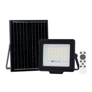 Norla SLR-42563-50W naświetlacz LED z panelem solarnym IP65 409lm 4000K + pilot